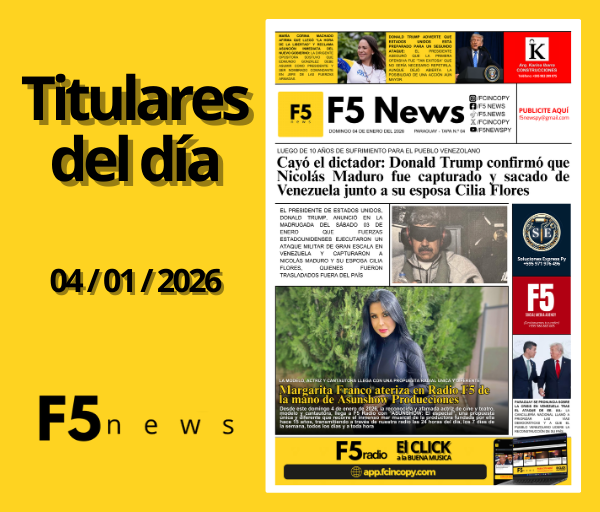 Principales títulos del 04 de enero del 2026.